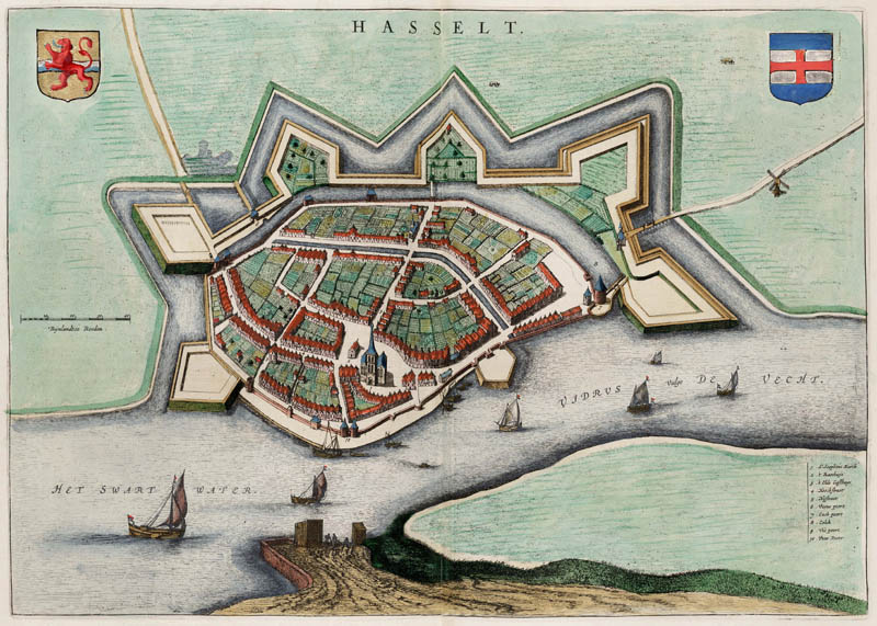 Hasselt 1649 Blaeu